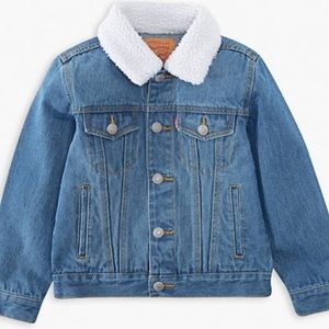 NEW! $70 Kids Levi’s Trucker Jacket w/SherpaCollar